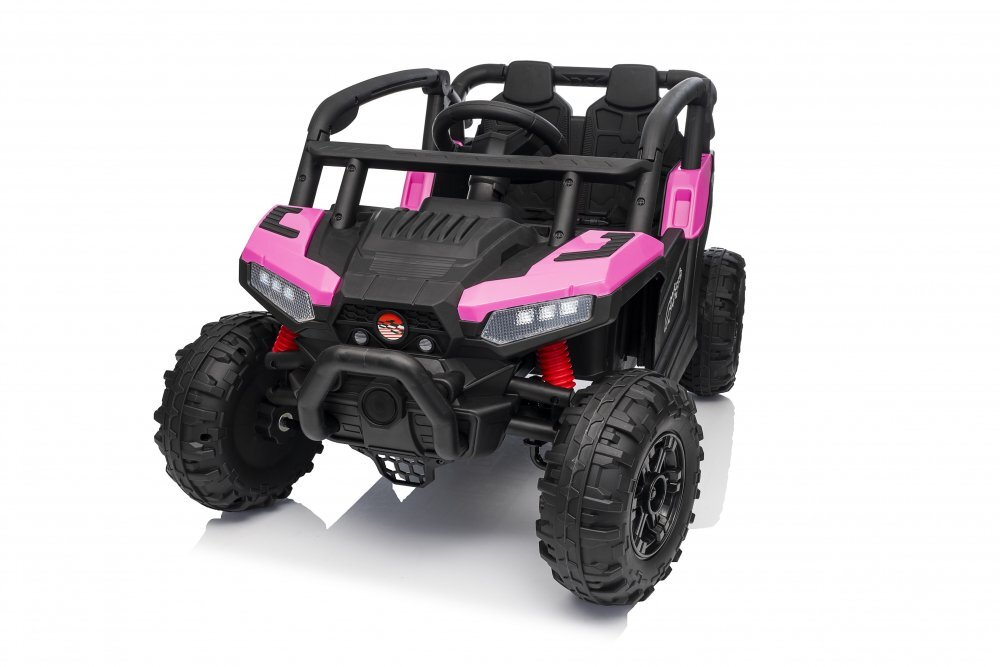 Nichiduta Masinuta electrica pentru copii Buggy Sports Pink 12Vcu telecomanda 2.4Gusi cu deschidere2 motoarelumini ledroti robusteslow startmp3usb