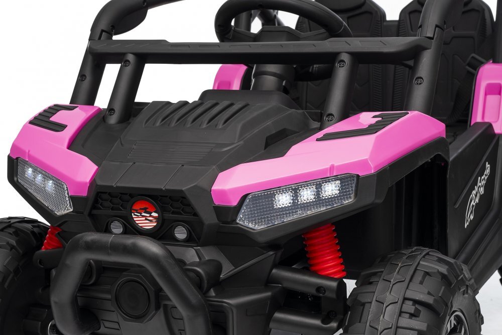 Nichiduta Masinuta electrica pentru copii Buggy Sports Pink 12Vcu telecomanda 2.4Gusi cu deschidere2 motoarelumini ledroti robusteslow startmp3usb