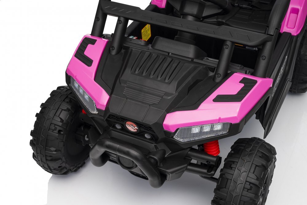 Nichiduta Masinuta electrica pentru copii Buggy Sports Pink 12Vcu telecomanda 2.4Gusi cu deschidere2 motoarelumini ledroti robusteslow startmp3usb