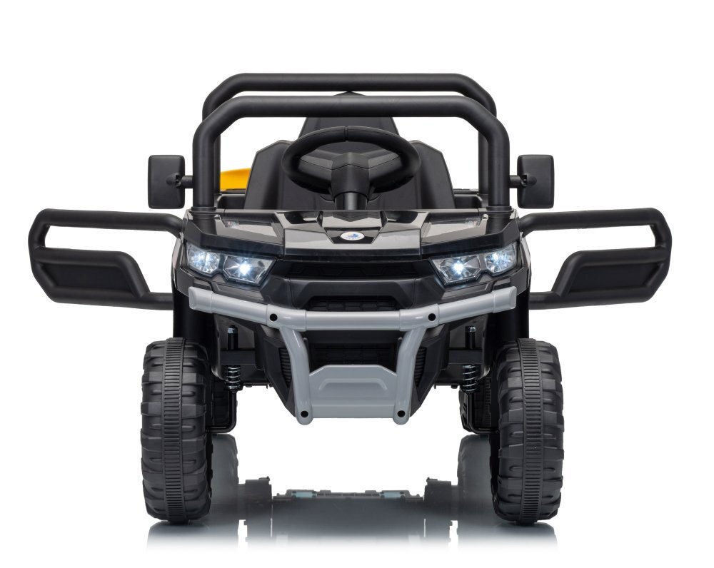 Nichiduta Masinuta electrica pentru copii Off Road Terrain Rover 900 Black 24V cu faruri LEDremorca rabatabila electriccentura de sigurantaroti robuste2 motoare x 39wusi cu deschideremuzica si telecomanda parentala