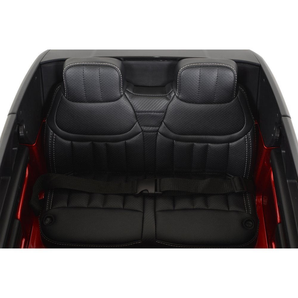 Nichiduta Masinuta electrica pentru copii Range Rover Painted Red 24V 480W cu 2 locuri si echipare Premium panou audio lumini roti din spuma Eva Oglinzi retrovizoare si scaun din piele