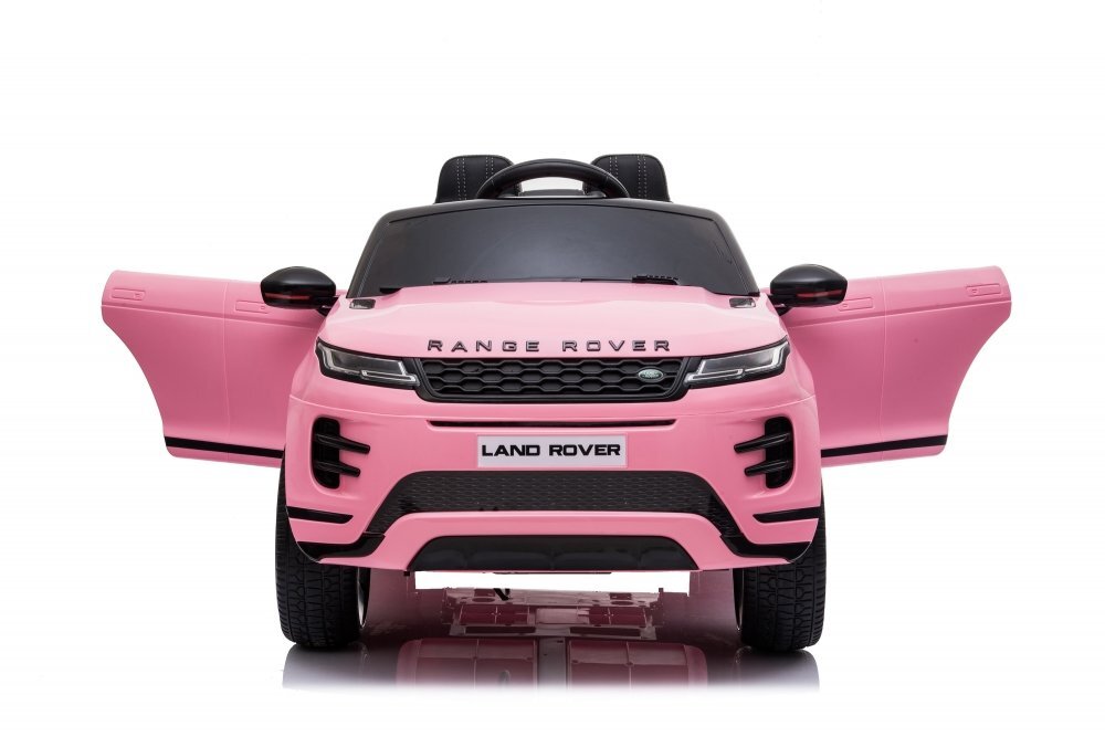 Nichiduta Masinuta electrica pentru copii Range Rover Pink 12V 70W cu scaun piele si roti EVA scaun piele si roti eva centuri siguranta mufa mp3 slot usb functie slow start telecomanda