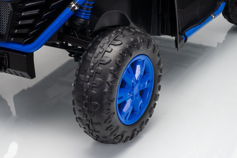 Nichiduta Masinuta electrica pentru copii UTV Max Speed Blue 4x4 cu telecomandaacumulator 24Vfaruri ledRoll bar cu proiectoare ledroti robusteportbagaj