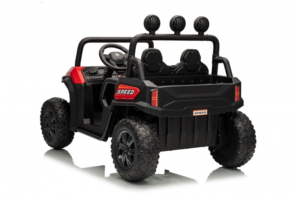 Nichiduta Masinuta electrica pentru copii UTV Max Speed Red 4x4 cu telecomandaacumulator 24Vfaruri ledRoll bar cu proiectoare ledroti robusteportbagaj