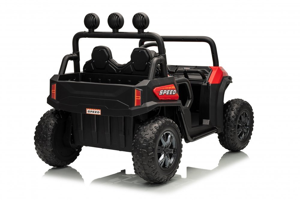 Nichiduta Masinuta electrica pentru copii UTV Max Speed Red 4x4 cu telecomandaacumulator 24Vfaruri ledRoll bar cu proiectoare ledroti robusteportbagaj