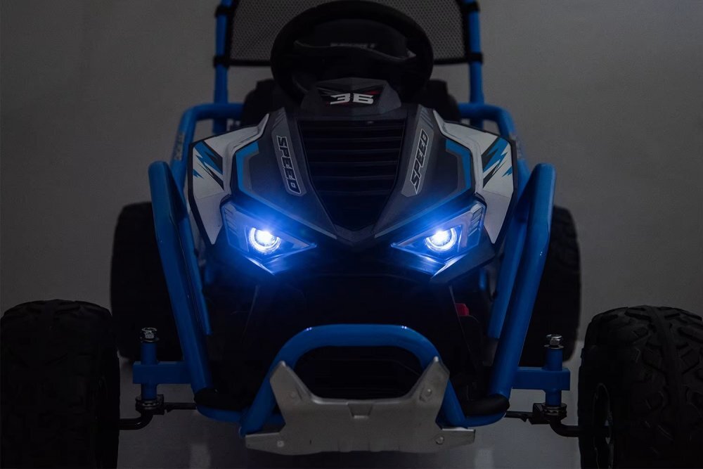 Nichiduta Masinuta electrica Sport Speed Blackcadru metalicacumulator 24V7Ahdoua motoarex200wlumini ledpornire la butonroti robuste cu rulmentunitate muzicala cu USBbluetooth