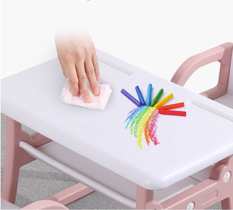 Nichiduta Masuta de studiu cu scaunel School Pink