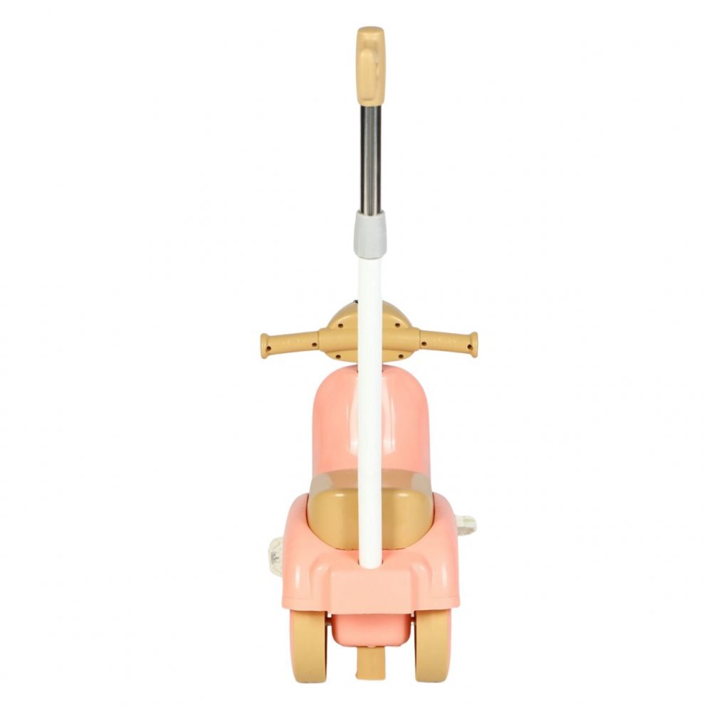 Nichiduta Motocicleta cu pedale pentru copii 3in1 Fast Pink cu maner parental detasabilfar cu lumina LEDmuzicaspatiu de depozitarestructura stabilasistem antirasturnareroti rezistenteunghi de viraj limitat