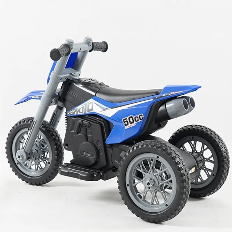 Nichiduta Motocicleta electrica pentru copii 35W Moto Blue cu pornire la buton si lumini