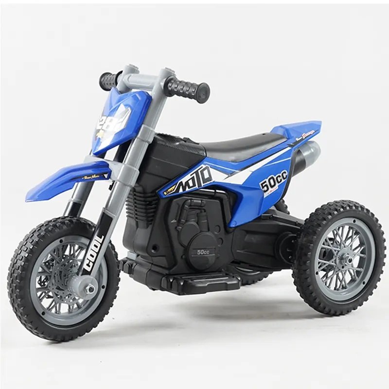 Nichiduta Motocicleta electrica pentru copii 35W Moto Blue cu pornire la buton si lumini
