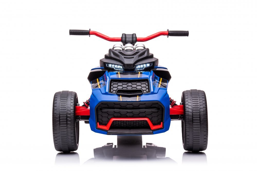 Nichiduta Motocicleta electrica pentru copii Spider Blue cu roti EVAacumulator 12V lumini LEDpornire la butonsezut ergonomicmanere antiderapantedisplay cu afisaj bateriegreutate admisa 30 kg