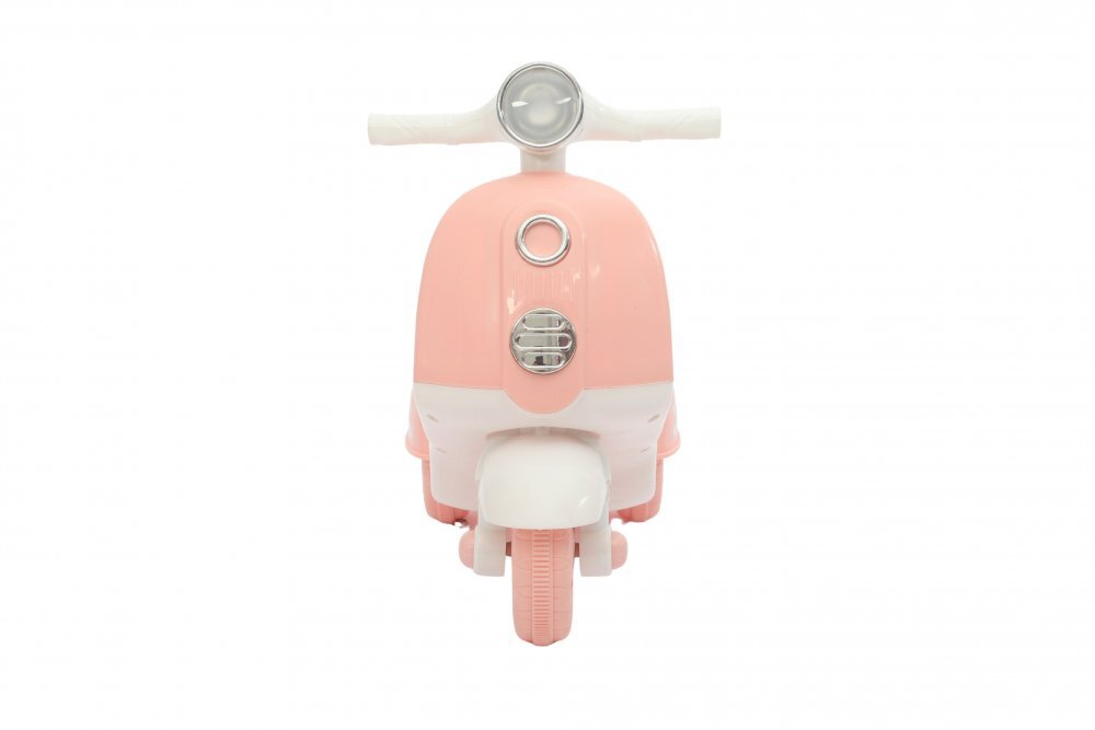 Nichiduta Motocicleta RideON fara pedale pentru copii BabyRide Pink cu far lumina LED muzica sezut ergonomic cu spatiu depozitare sistem de siguranta antirasturnare