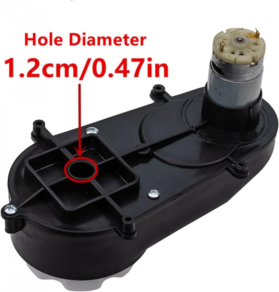 Nichiduta Motoreductor roata 12V RS390 16000 RPM
