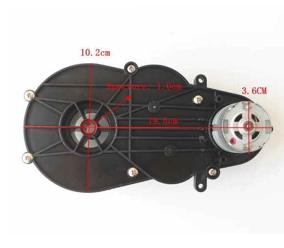 Nichiduta Motoreductor RS550 SMP 15000 RPM 12V