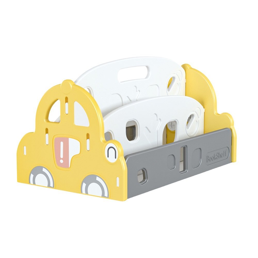 Nichiduta Organizator pentru carti Happy Car Yellow