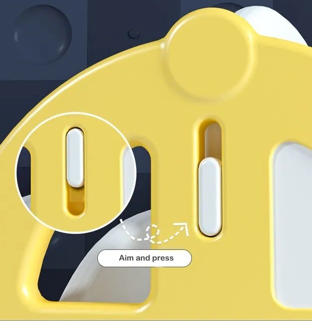 Nichiduta Organizator pentru carti Happy Car Yellow