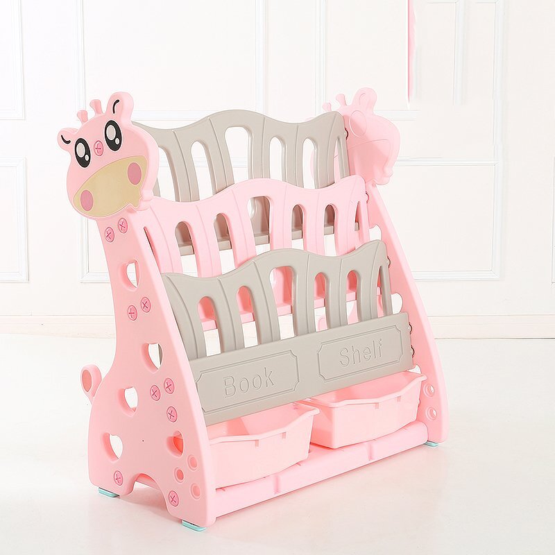 Nichiduta Organizator pentru carti si jucarii Giraffe Pink