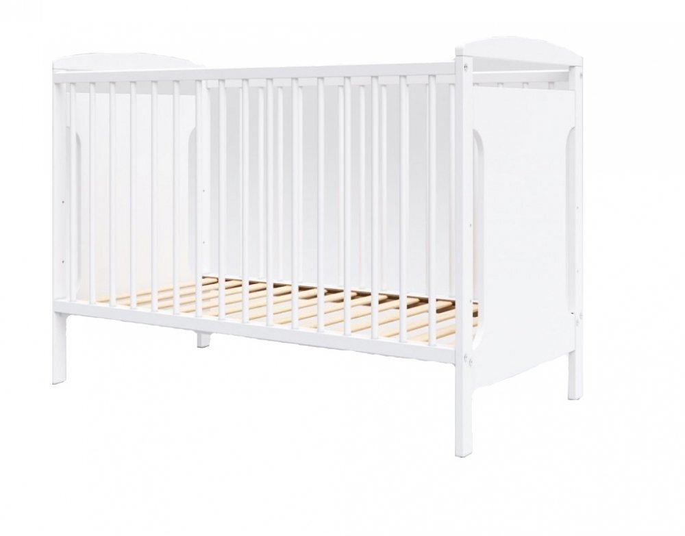 Nichiduta Patut din lemn pentru copii Anya Whie cu somiera reglabila pe 3 inaltimi distincte dimensiune exterioara 125 x 65 cm