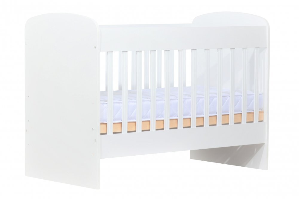 Nichiduta Patut din lemn Sweet Dreams Vip 120x60 cm cu laterala culisanta si detasabilasomiera reglabila pe 3 nivele de inaltime