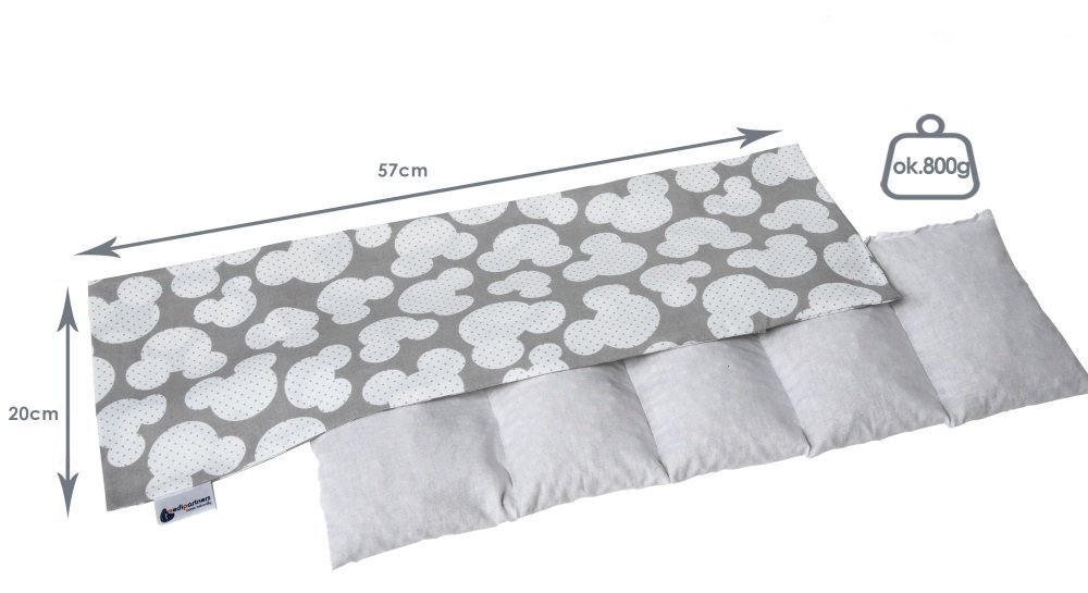 Nichiduta Pernuta anticolici umpluta cu samburi de cirese Miki 20x60 cm