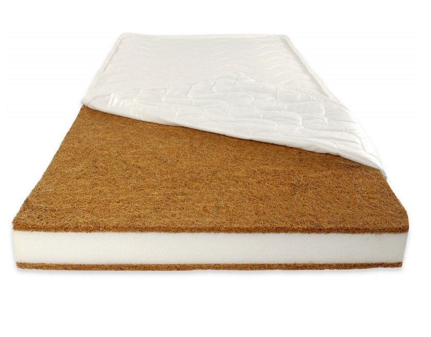 Nichiduta Saltea cu husa detasabila din microfibra Cocos Comfort + 120x60x12 cm