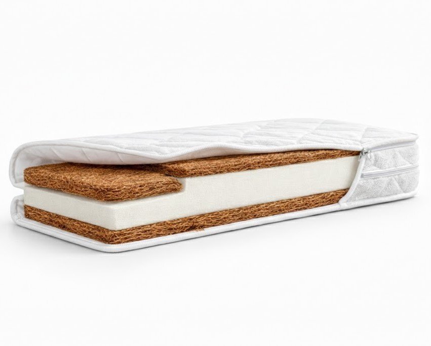 Nichiduta Saltea cu husa detasabila din microfibra Cocos Comfort 120x60x9 cm