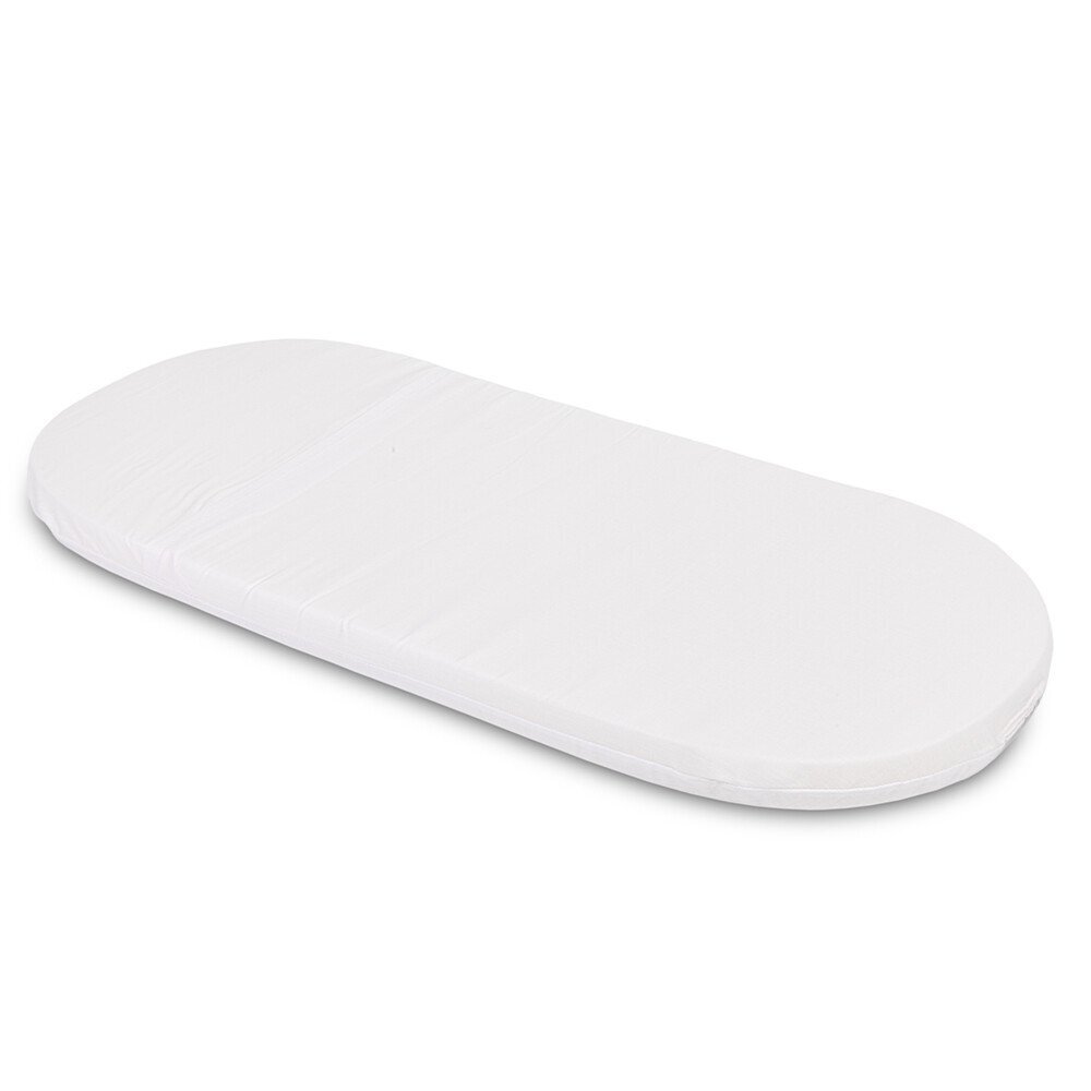 Nichiduta Saltea pentru landou cu husa detasabila din bumbac si fermoar 78x30x2 cm Dreamillo Alb