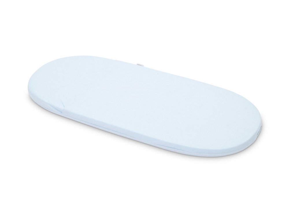 Nichiduta Saltea pentru landou cu husa detasabila din bumbac si fermoar 78x30x2 cm Dreamillo Albastru