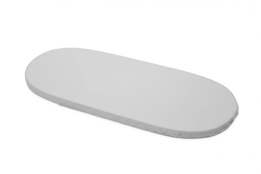 Nichiduta Saltea pentru landou cu husa detasabila din bumbac si fermoar 78x30x2 cm Dreamillo Gri