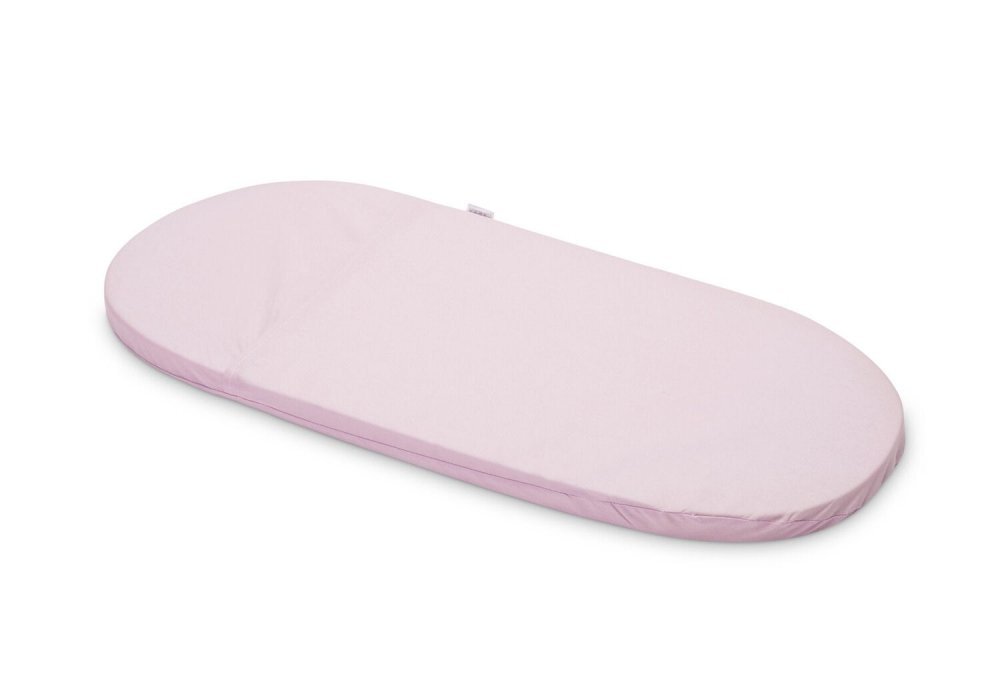 Nichiduta Saltea pentru landou cu husa detasabila din bumbac si fermoar 78x30x2 cm Dreamillo Roz