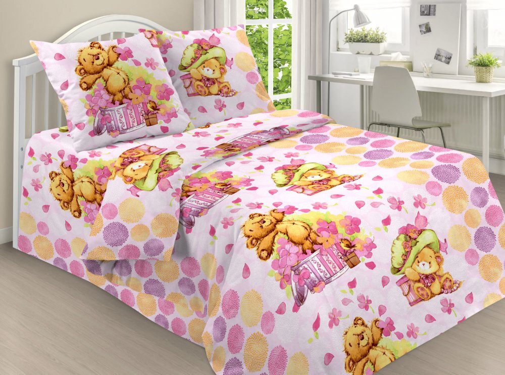 Nichiduta Set lenjerie patut cu 5 piese Flower Fairy Tale
