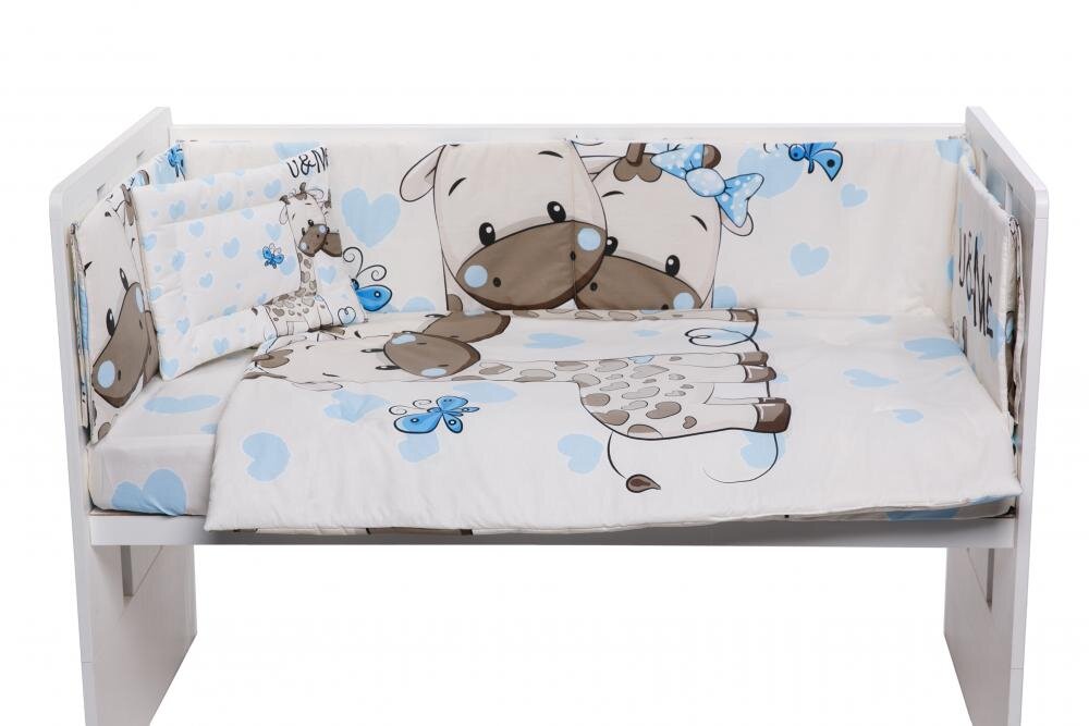 Nichiduta Set lenjerie patut cu 5 piese UMe Blue
