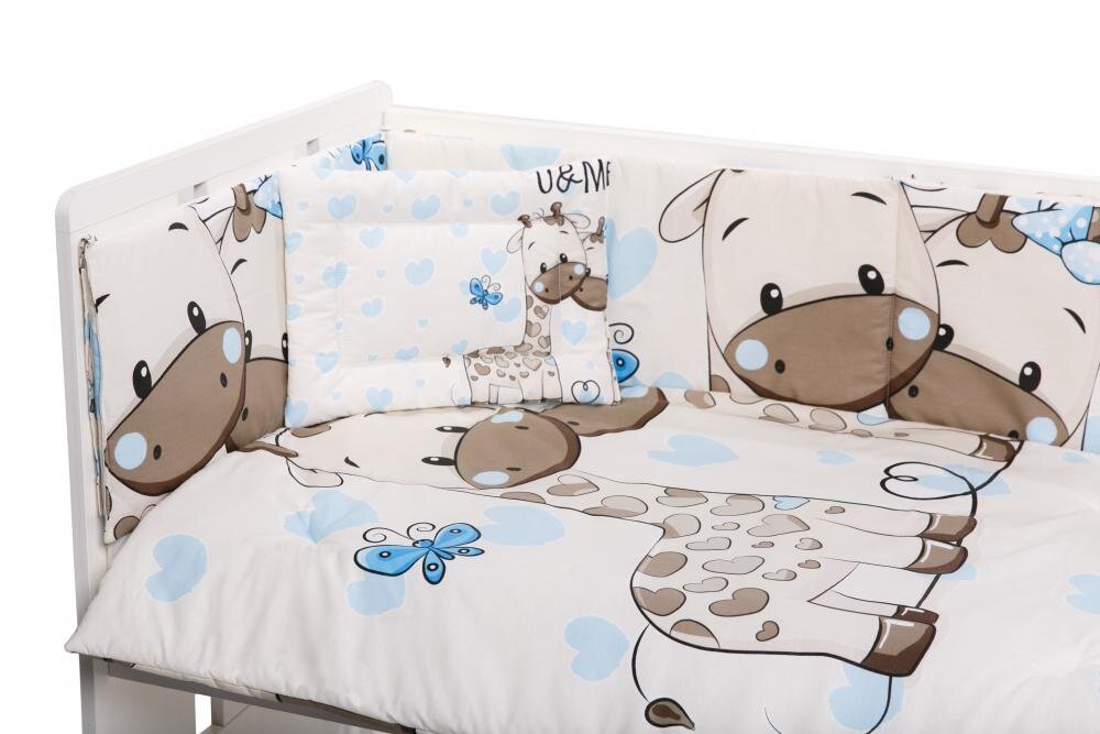 Nichiduta Set lenjerie patut cu 5 piese UMe Blue