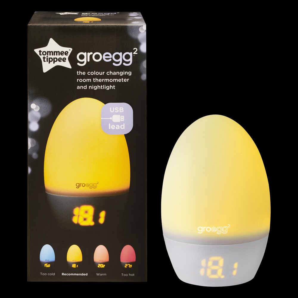 Nichiduta Termometru digital cu lumina de veghe Tommee Tippee cu USB 0 luni+ Groegg2