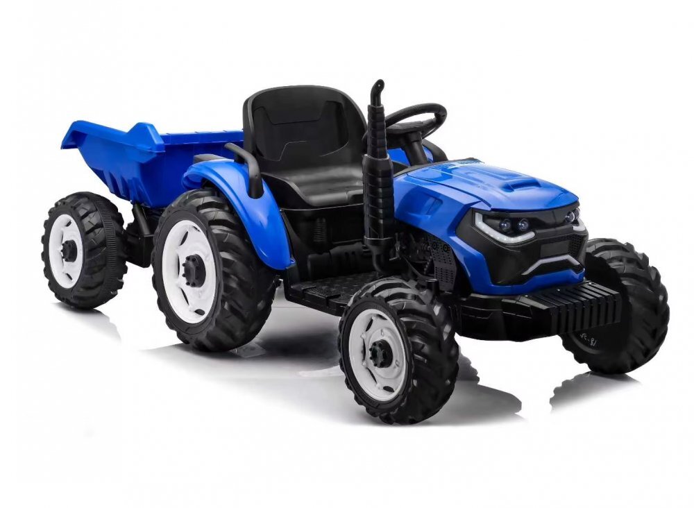 Nichiduta Tractor cu remorca Speed Track Blueacumulator 24V8Ah2 motoare x 200wroti EVAscaun din pielefaruri cu lumini ledsezut spatiostelecomanda 2.4Gdesign realistic
