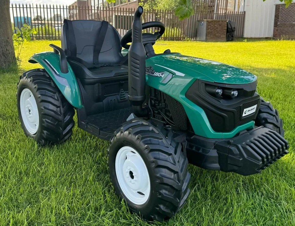 Nichiduta Tractor cu remorca Speed Track Greenacumulator 24V8Ah2 motoare x 200wroti EVAscaun din pielefaruri cu lumini ledsezut spatiostelecomanda 2.4Gdesign realistic