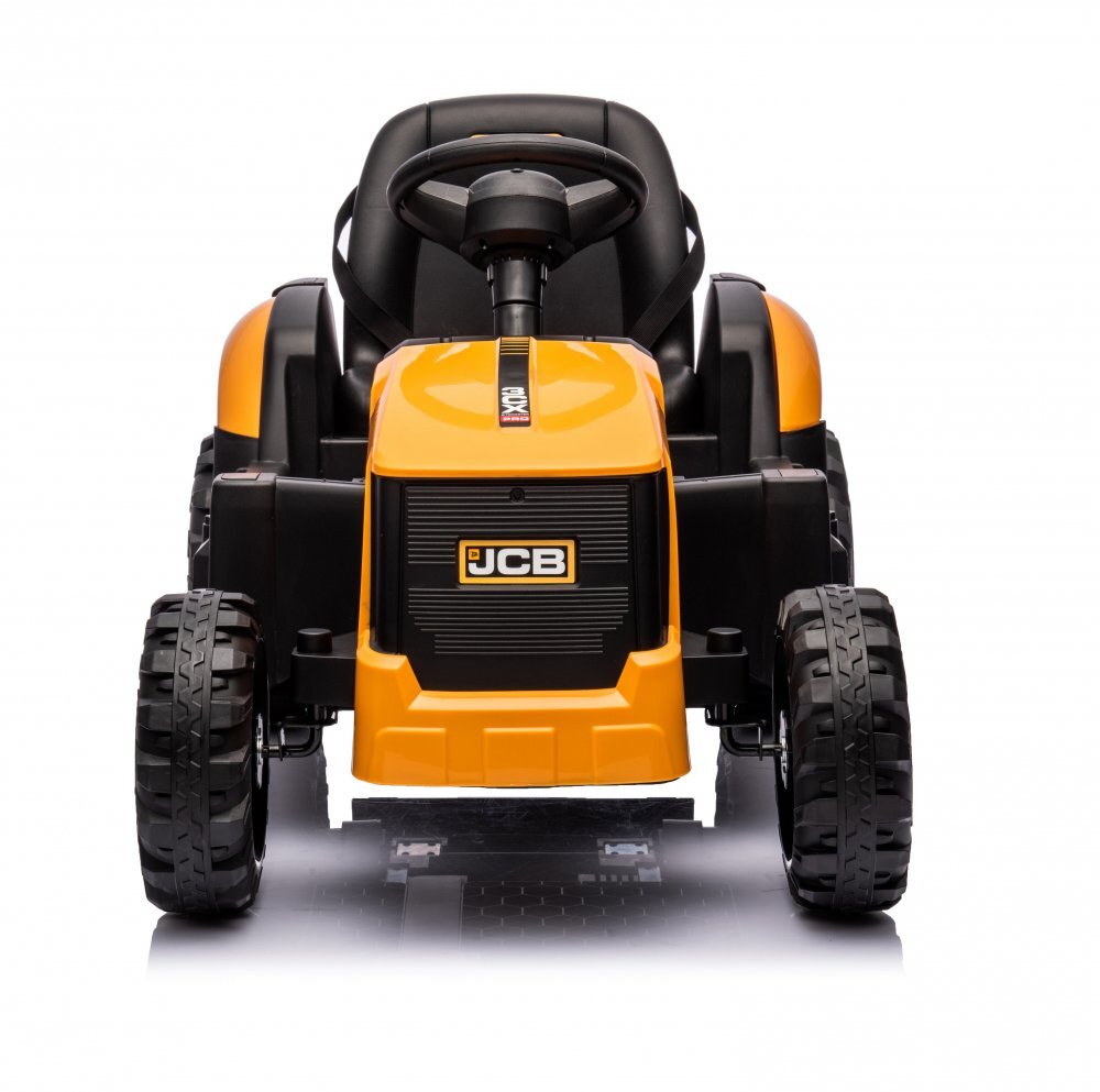 Nichiduta Tractor electric pentru copii JCB Yellow 70W cu telecomanda 2.4G si licenta suspensii si slow start