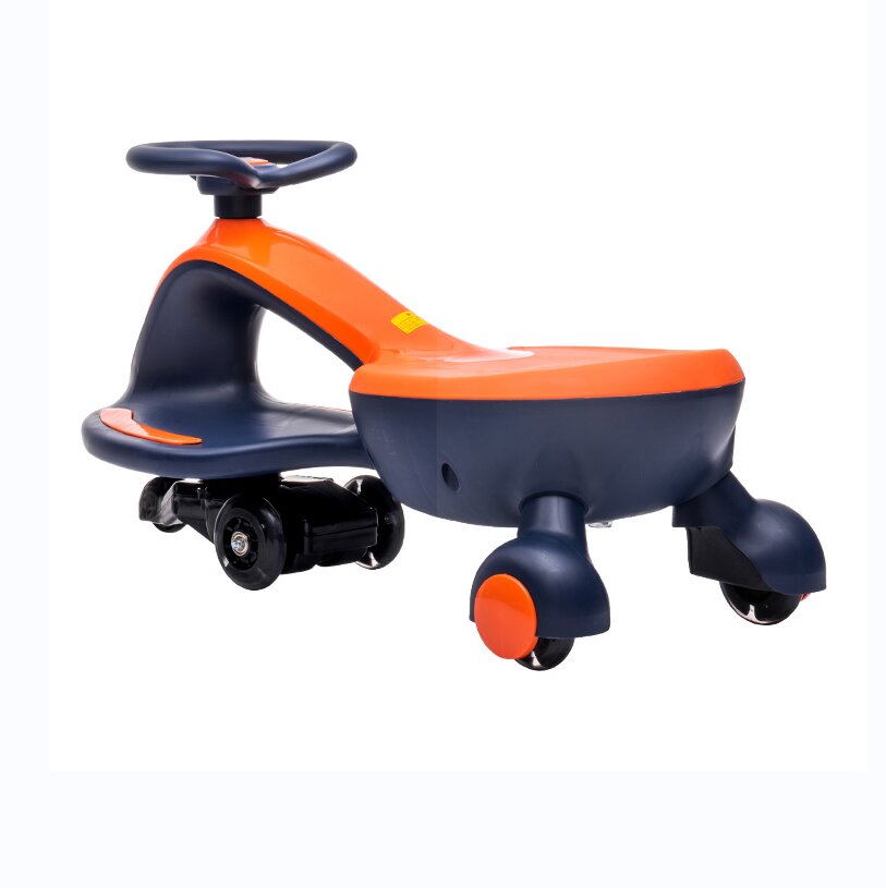Nichiduta Vehicul electric tip PlasmaCar pentru copii design sportiv fara pedale volan ergonomic cu baterie reincarcabila de 6V4.5AH dimensiune 73 x 34.5 x 39 cm pinkpurple