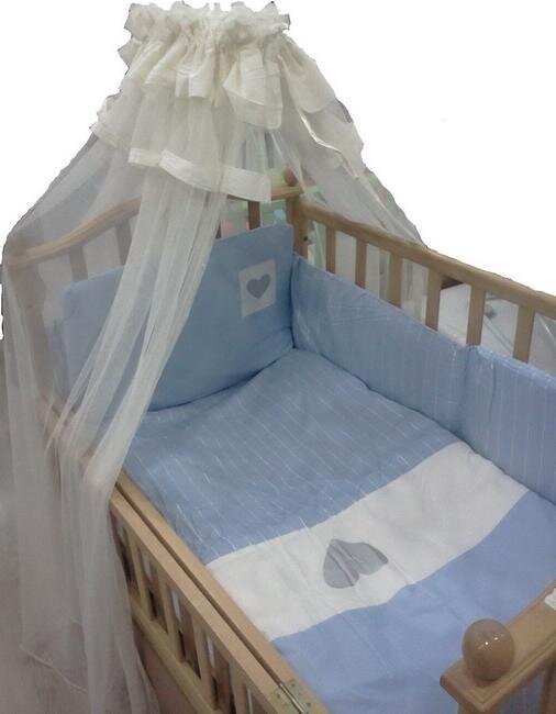 NINO Lenjerie de pat 2 Cuoricini Blue