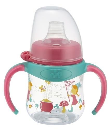 NIP Canuta Training Bottle Girl 150 ml PP 6+ luni