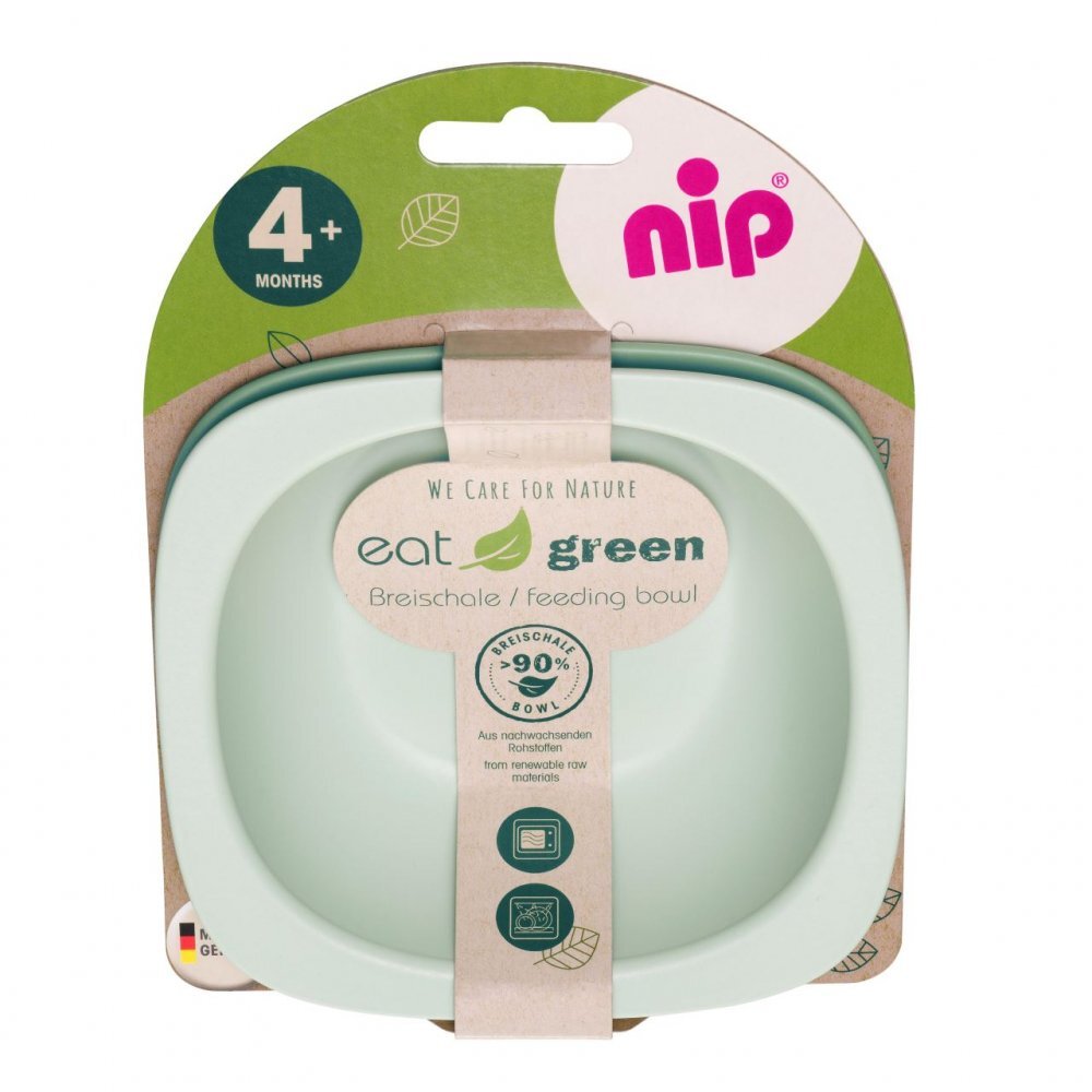NIP Set 2 castroane pentru mancarea copiilor Eat Green 37065