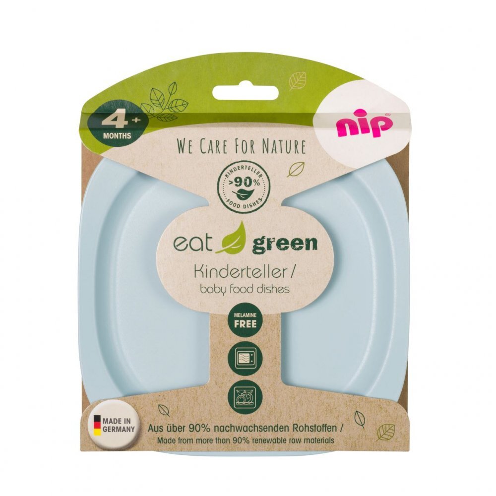 NIP Set 2 farfurii pentru mancarea copiilor Eat Green 37068