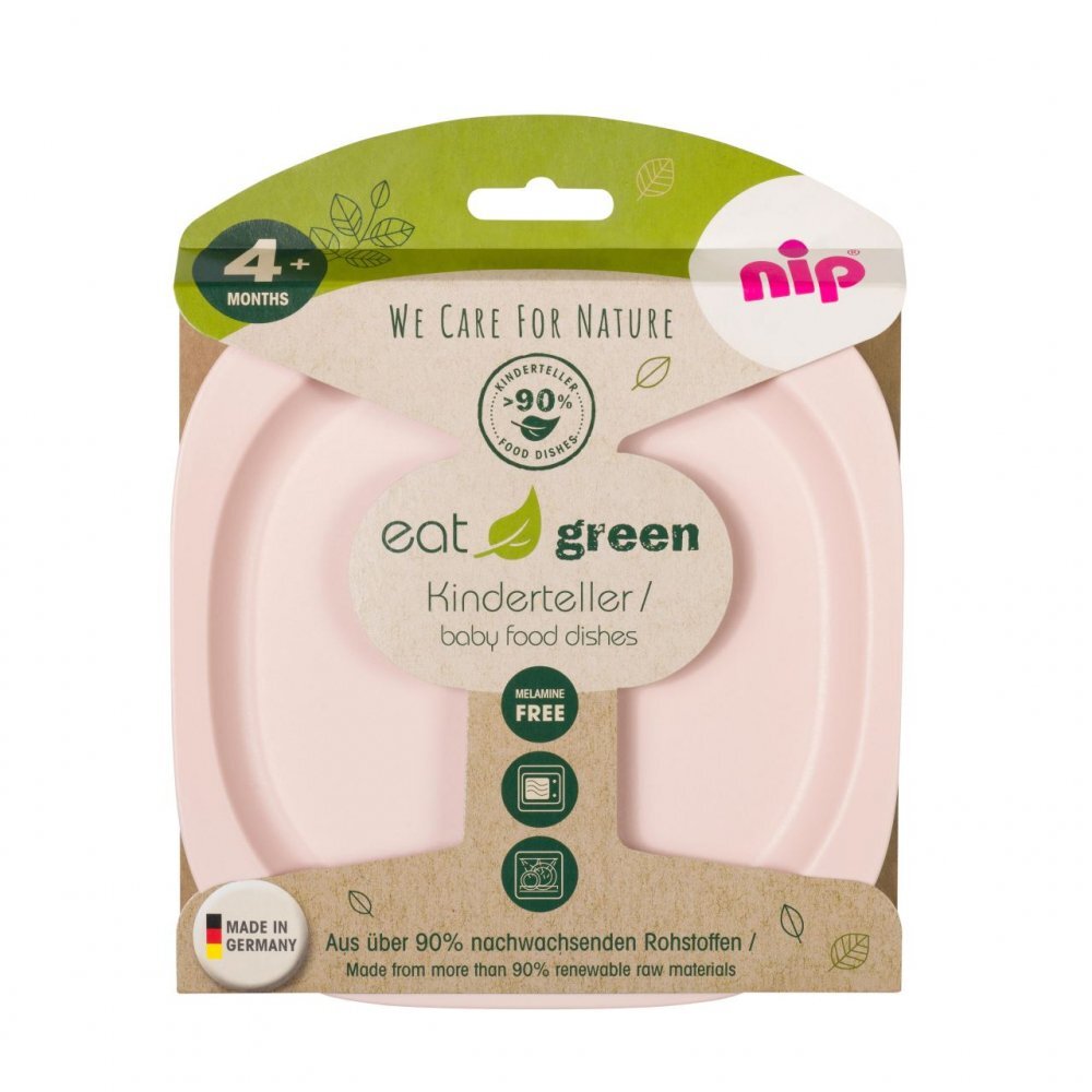 NIP Set 2 farfurii pentru mancarea copiilor Eat Green 37068