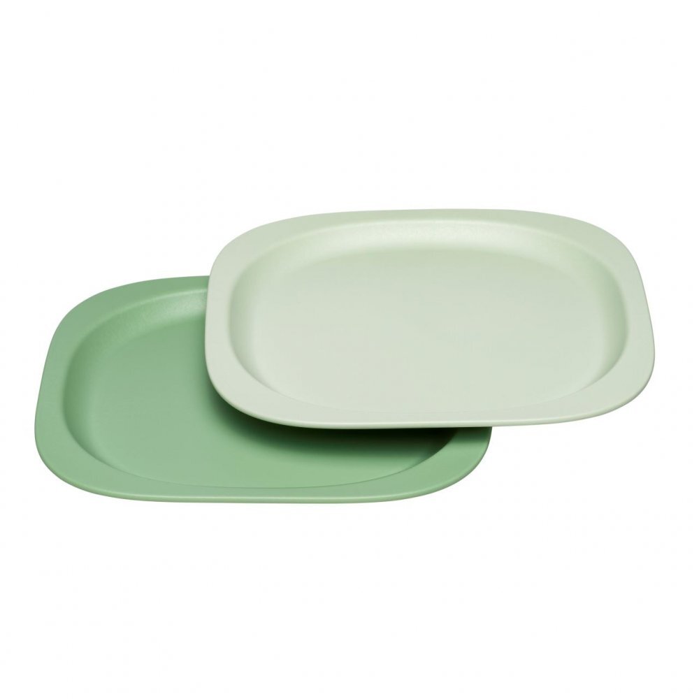 NIP Set 2 farfurii pentru mancarea copiilor Eat Green 37068