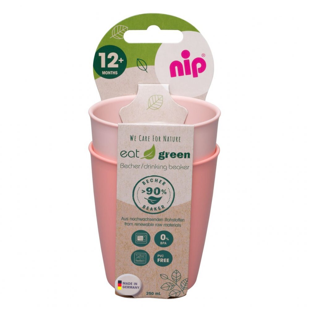 NIP Set 2 pahare de baut Eat Green 37067