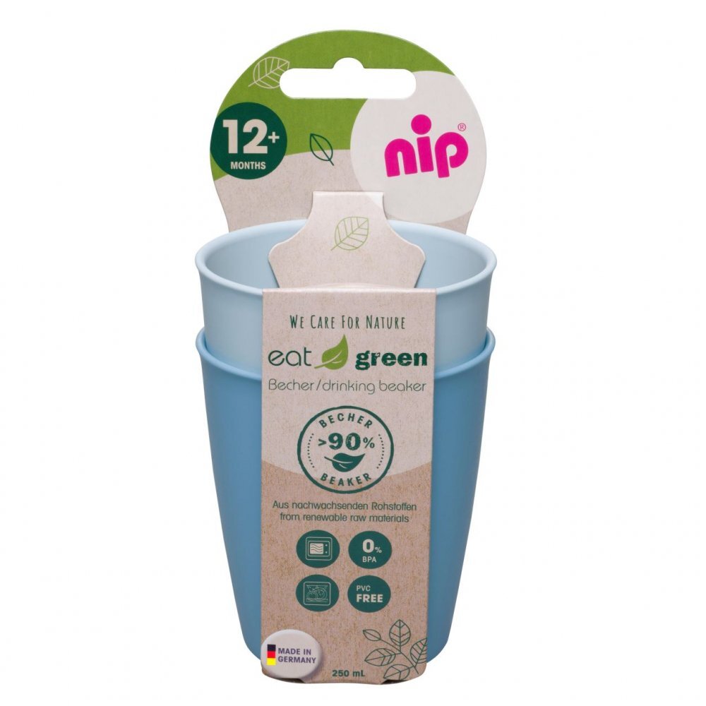 NIP Set 2 pahare de baut Eat Green 37067