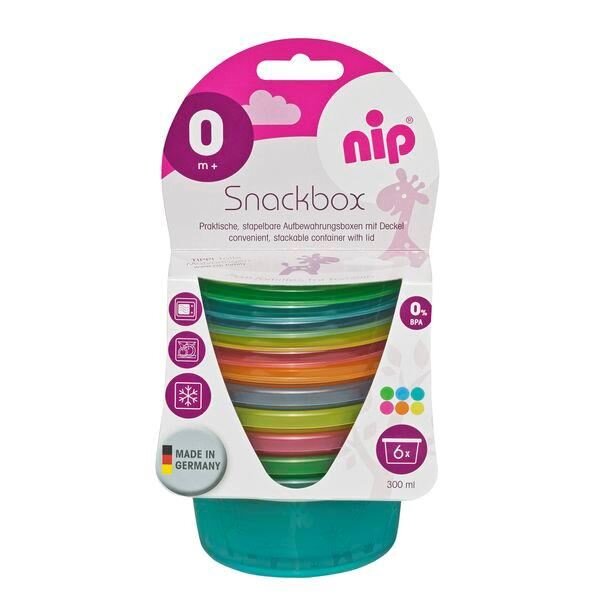 NIP Set 6 boluri cu capac pentru alimente 0+ 37063