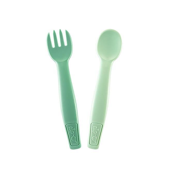 NIP Set tacamuri Eat Green pentru bebelusi 9+ luni 38605 green