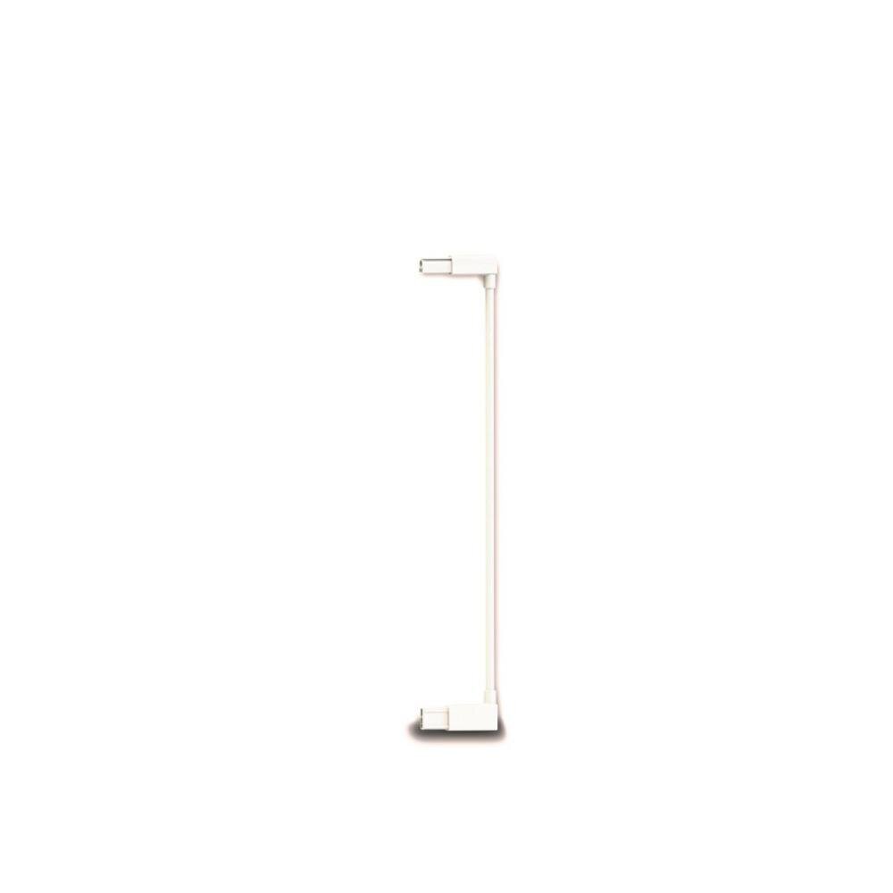 NOMA Extensie poarta de siguranta metal alb 7 cm N93682