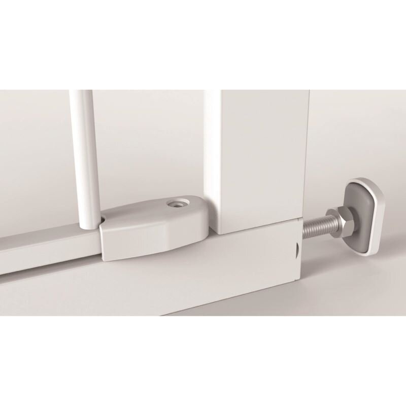 NOMA Poarta de siguranta Easy Fit presiune 75-82 cm metal alb N93439